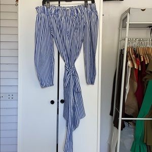 Gap Wrap around Tie Summer Shoulder dress Sz MED